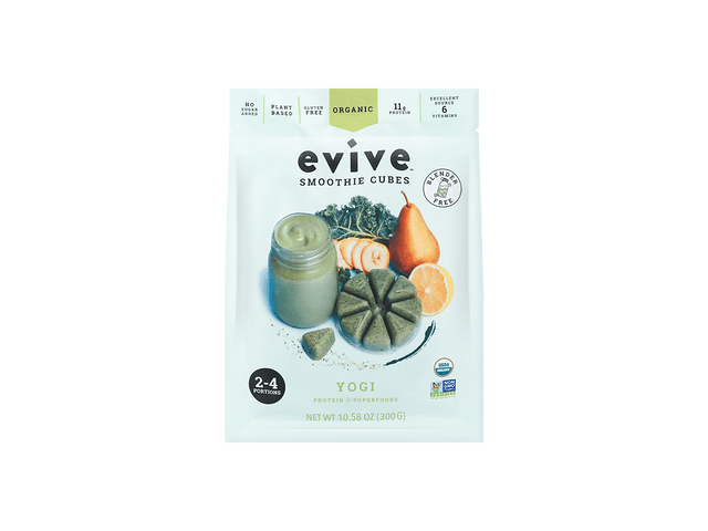 EVIVE SMOOTHIE CUBES: Cube Yogi Plant Based Smthie, 10.58 oz (Case of 3)