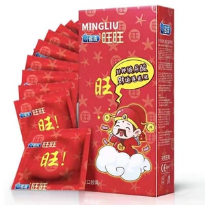 [중국 직배송] 셀러브리티 원트 콘돔, 90개입/박스, 만화 캐릭터 재물신 디자인, 히알루론산 함유, 세척 불필요, 보습 효과, 49mm