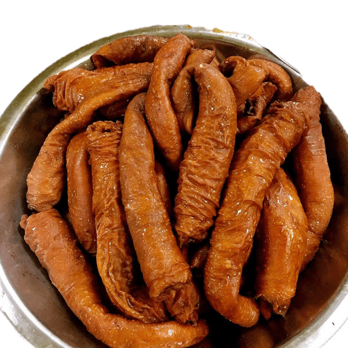 WAI PO JIA Braised fat sausage 1 lb clean and hygienic crisp but not rotten with endless aftertaste (not cut)(Made in US