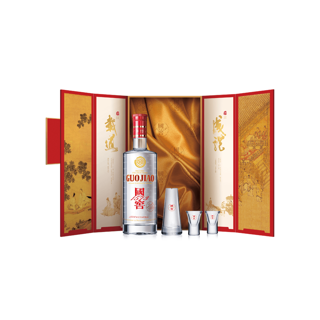 国1573 白酒 375ml 52% vol セット 国1573 白酒 375ml 52% vol セット 国窖1573礼品套装52度375ml