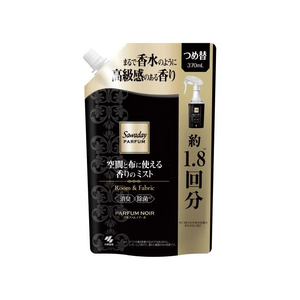 Sawaday Parfum Fragrance Mist for Space and Fabric Refill [Parfum Noir 370ml]