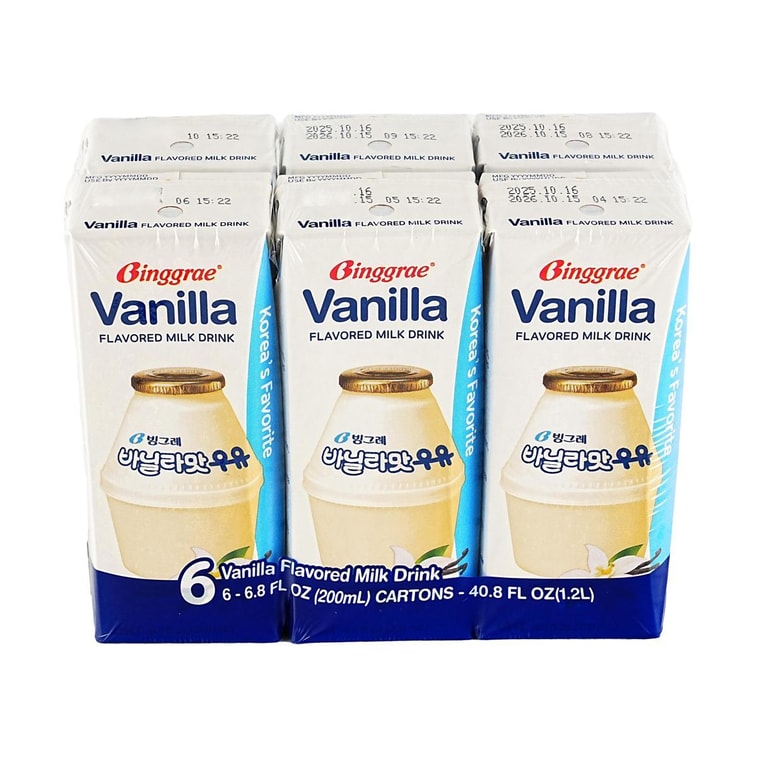 바닐라맛 우유 음료, 6.8 fl oz(197ml)*6개입【틱톡 인기 상품】 3