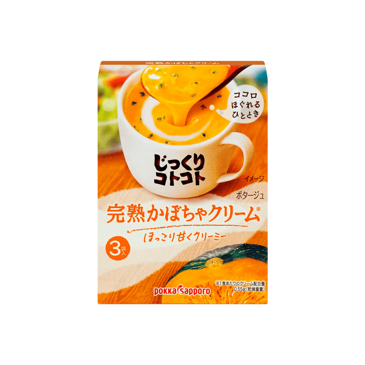 POKKA SAPPORO Thick Pumpkin Cream Soup Low Calories Instant Meal