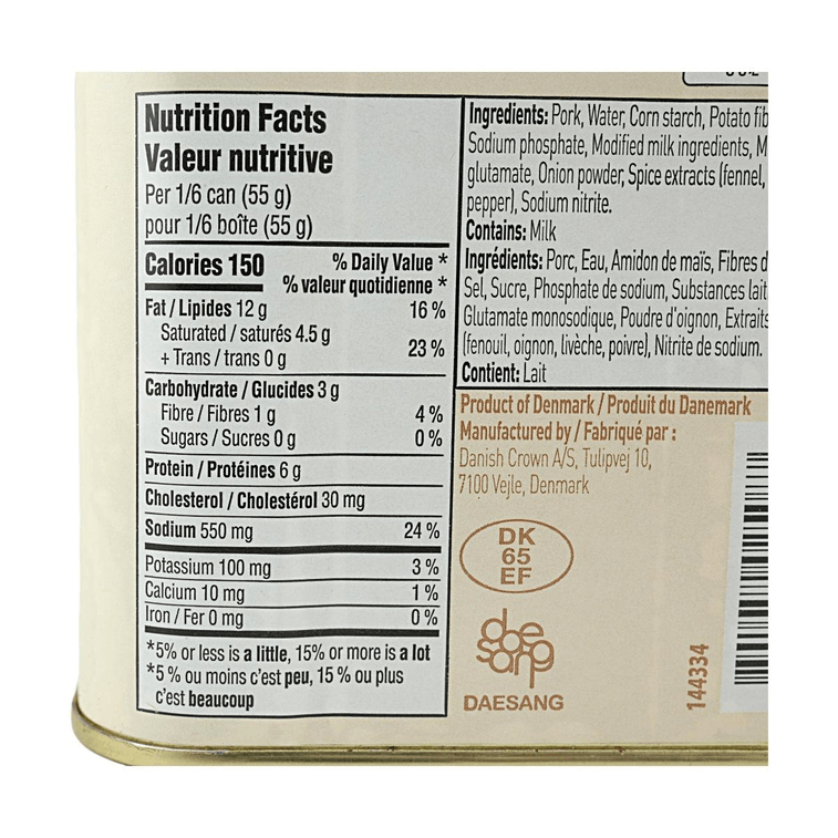 Saucisson déjeuner 12oz Recette originale cuit 8