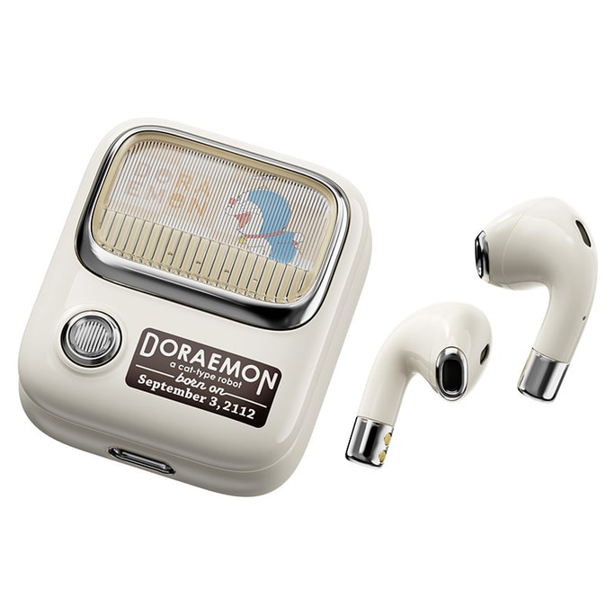 Bluetooth Headset In-Ear Wireless Binaural Stereo Sports Retro TWS Bluetooth Headset Beige