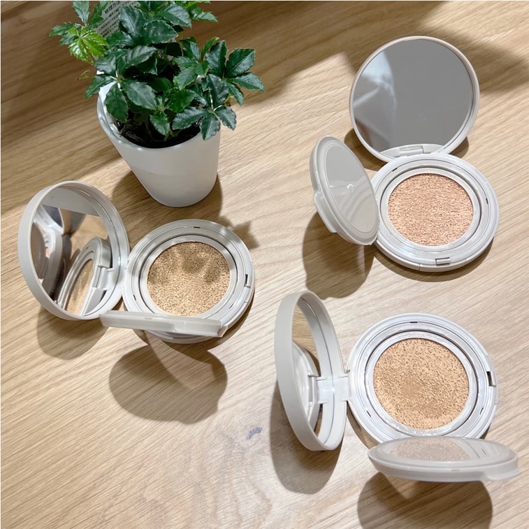 【日本直送】無印良品 日焼け止めクッションファンデーション シェード03 ナチュラルピンク SPF40 PA++++ 14g 5