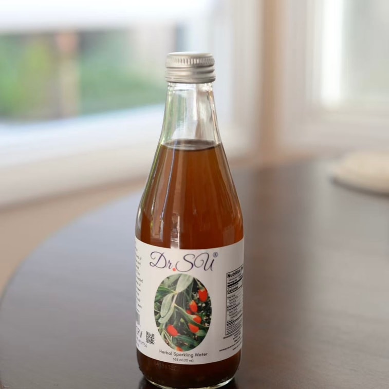 美國 Dr. Su枸杞元氣飲 6x12oz 100%全天然 0添加 0防腐 枸杞味 草本氣泡飲 美國製造 (冰飲更加) 5