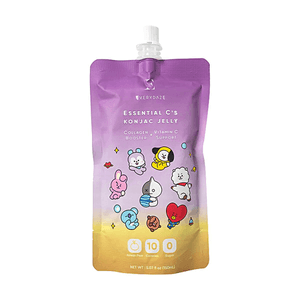 곤약젤리 한국 배 5.07 fl oz 1개입 【BT21 에디션】【콜라겐 & 비타민 C 함유】