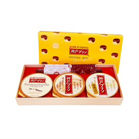 Three popular flavors pudding combination 3 pieces