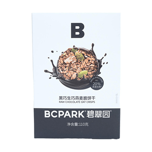 BCPARK碧翠园 黑巧生巧堅果燕麥脆 110g