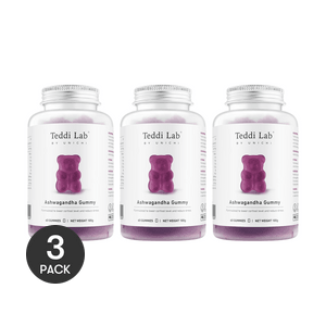 Ashwagandha Gummy, Grape Flavour, 60 gummies*3【Value Pack】