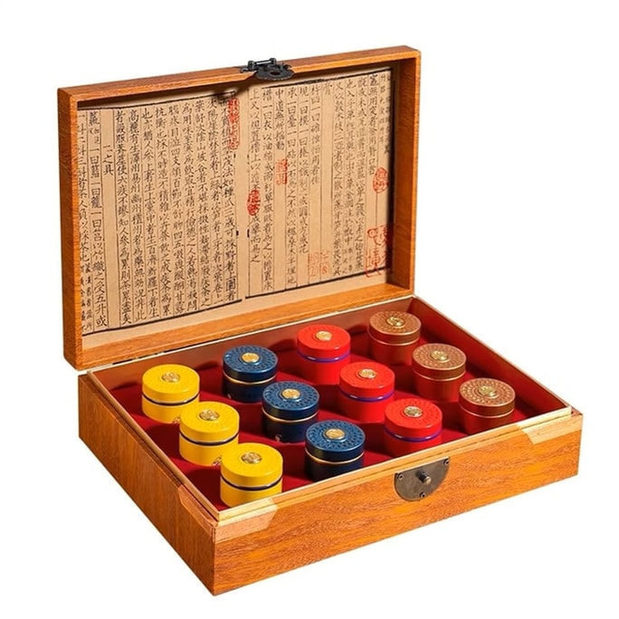 【中国直邮】  中闽峰州 铁观音普洱茶金骏眉红茶小种红茶浓香型正宗高山礼盒装 315g/盒(礼盒装)