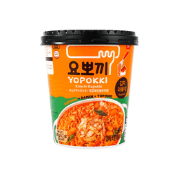 Korean Instant Spicy Kimchi Ramen with Tteokbokki Rice Cake 145g