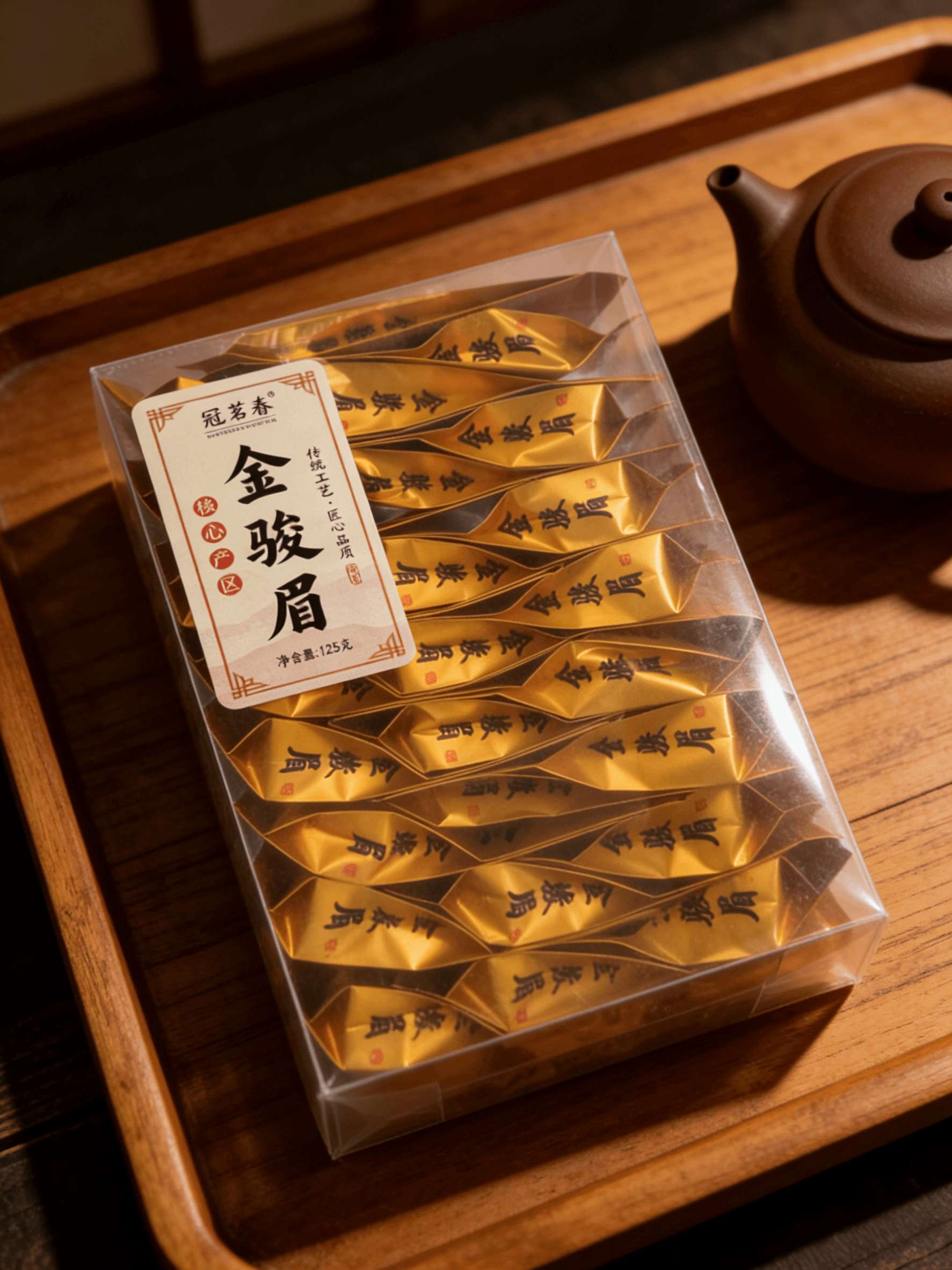  冠茗春 福建武夷山 金駿眉 特級紅茶濃香型 125g/盒