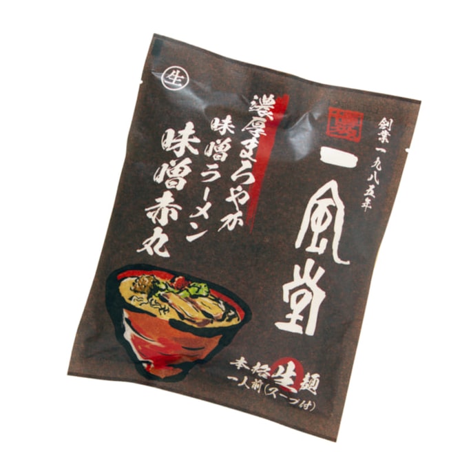 【日本直邮】日本 一风堂 味噌赤丸 1人份 季节限定品