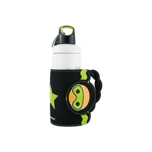 【Skiing Edition】Gingerbread Man Stainless Steel Thermos Tumbler Cup with Cup Holder 500ml