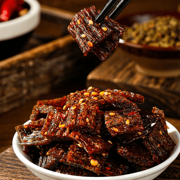 【中国直邮】 双娇 臭干子蒜香味28g*20包/盒 儿时怀旧零食湖南特产休闲小吃 4