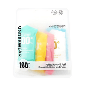 Ouyizi 使い捨て婦人用コットンサニタリーパンツ Lサイズ 5枚