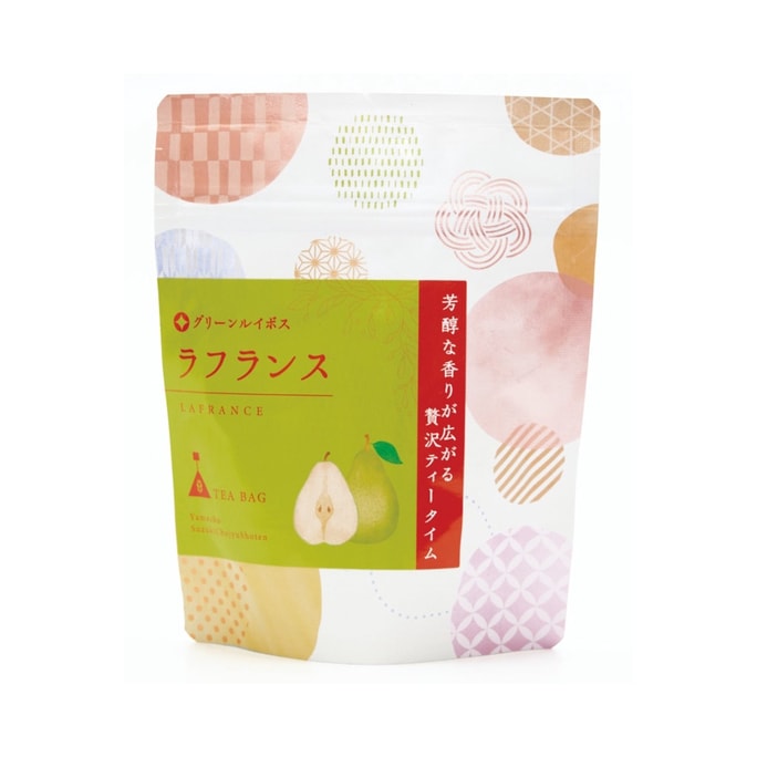【日本からの直送】日本大粟河老普梨ルイボスティー ティーバッグ カフェインフリー 2g*6袋