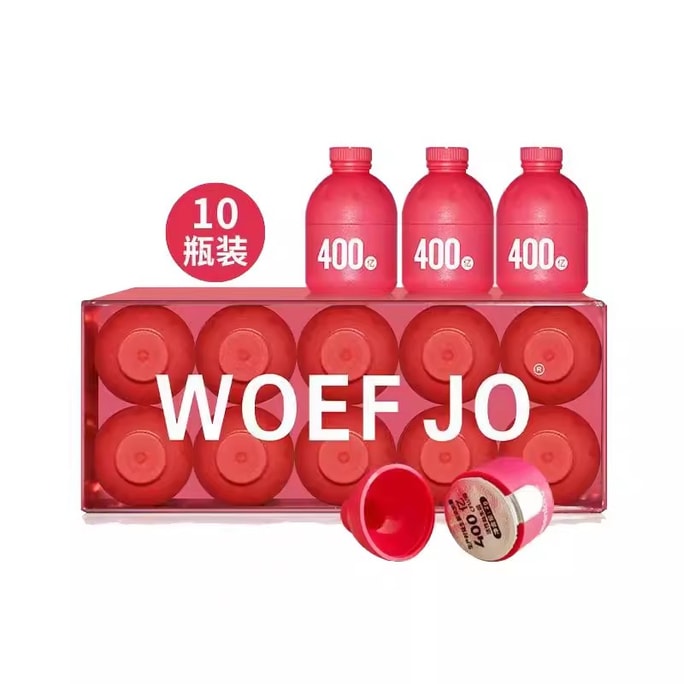 【中國直郵】WOEF JO 益生菌凍乾粉 B420女性蔓越莓清幽口腔小黃瓶兒童成人益生菌 2q*10瓶 【小粉瓶】