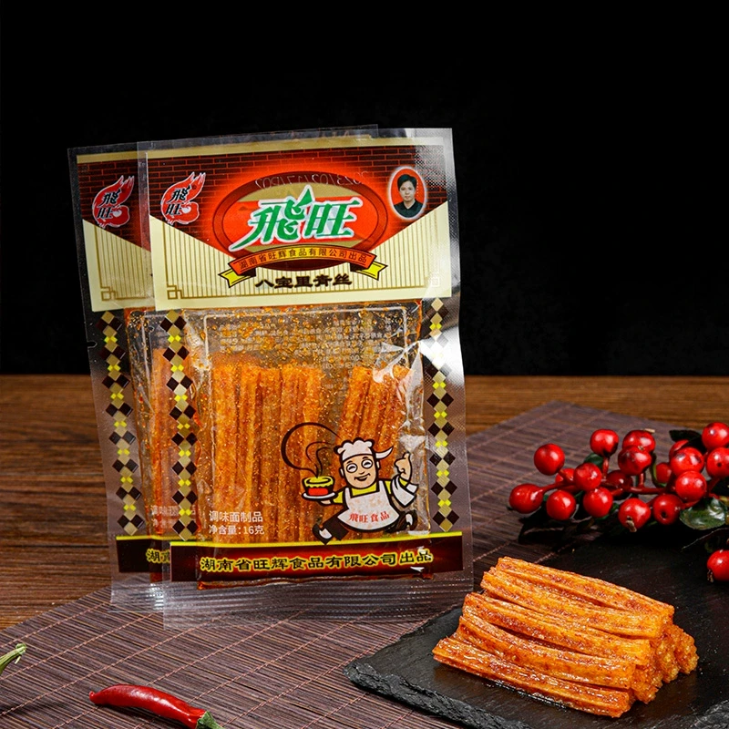 【中國直郵】飛旺辣條湖南特產武漢八寶裡青絲懷舊校園零食小吃兒時經典 16g*2袋