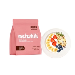 【中國直郵】 美粥食客 蛋白奶昔 代餐奶昔 蛋白穀粒奶昔 營養早晚代餐 280g 草莓牛奶味