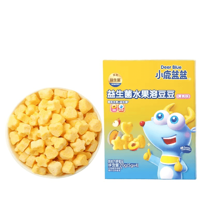 Yellow Peach Flavor Soluble Bean 20G (5G*4) 1 Box