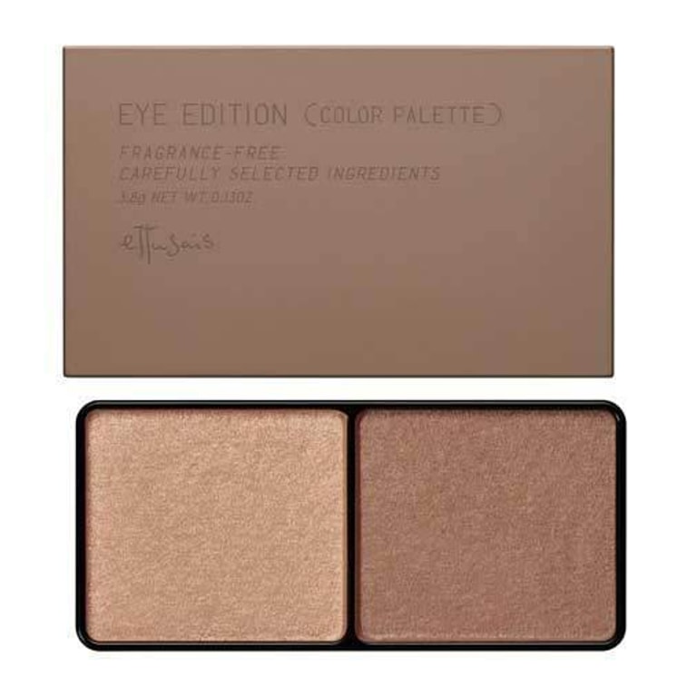 ETTUSAIS Eye Edition Eyeshadow Duo Color Palette #03Warm Brown 3.8g | Yami