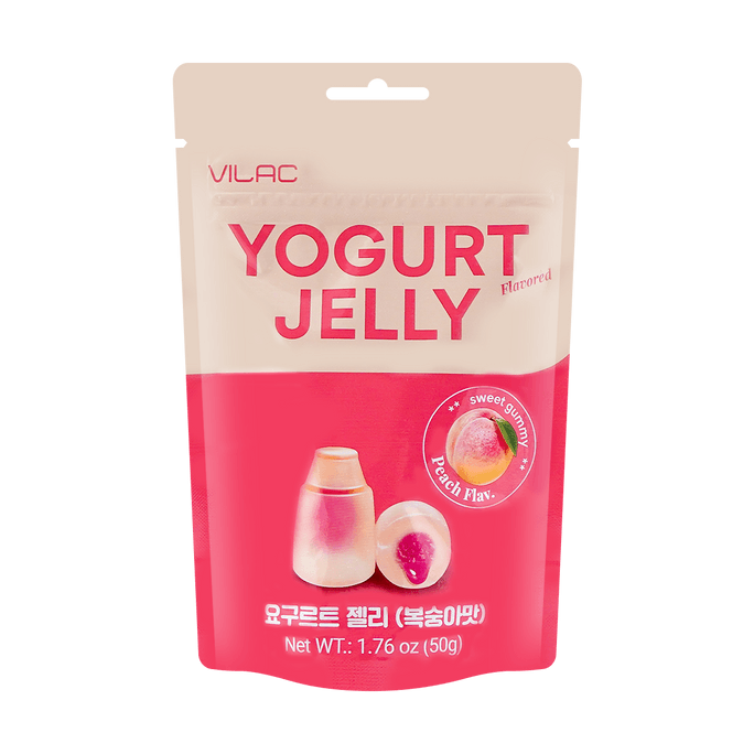 Yogurt Jelly Candy Peach Flavor 50g