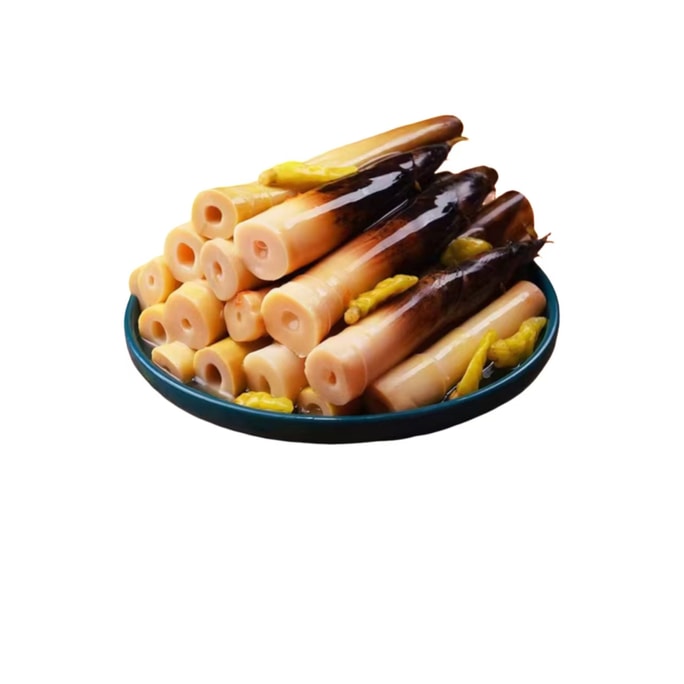 New Year Goods Hand-Peeled Bamboo Shoots Ready-to-Eat Pickled Spicy Sour and Crispy Bamboo Shoot Tips Dried Bamboo Shoots Snack Pickled Pepper Flavor 500g*1 Bag