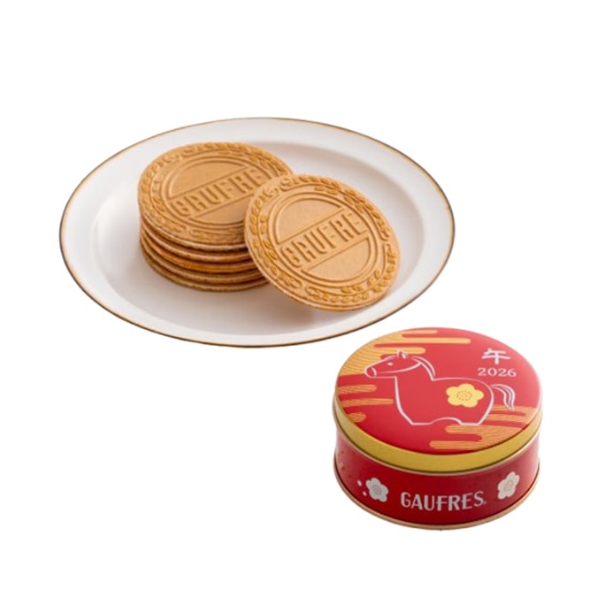 2026 Year of the Horse Mini Crepes, Sandwich Cookies, 6 pieces per pack