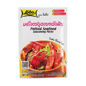 Potted Seafood Seasoning Paste 2.12oz 【Rich Seafood Flavor In One Sauce】【Easy Thai Clay Pot Recipe】