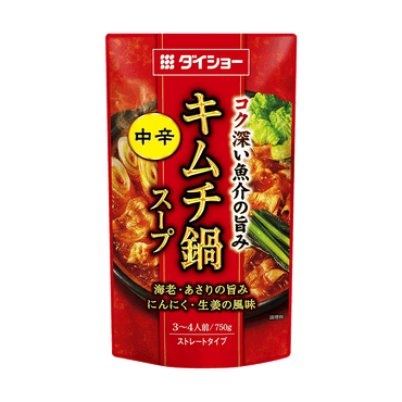 日本DAISHO 日式火锅汤底 辣泡菜味 3-4人份 750g