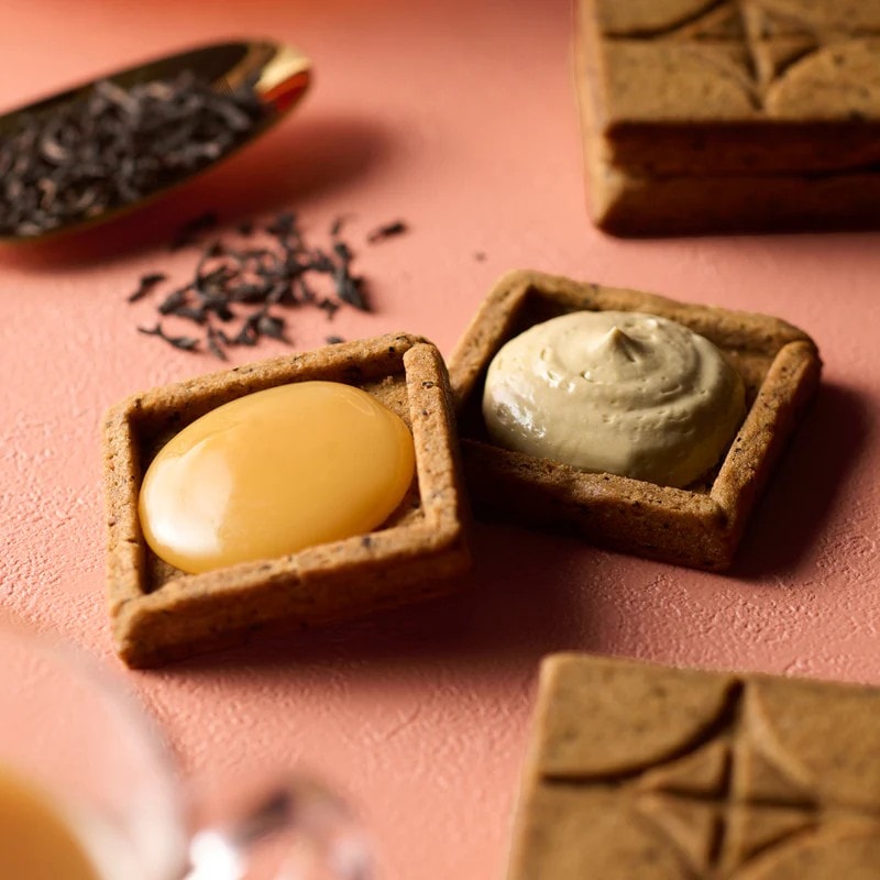 【日本直邮】 日本 press butter sand 人气网红饼干 伴手礼 日式红茶伯爵风味 黄油夹心饼干 5枚装