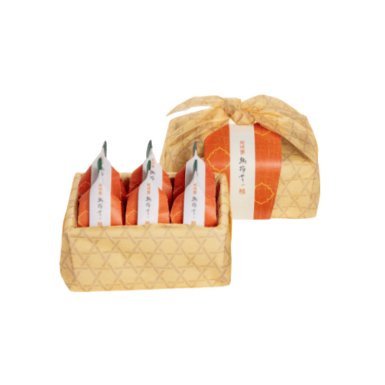 日本直送】人気和菓子店 源吉兆庵 秋季限定 完熟柿ゼリー（6個入り