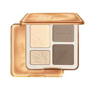 Orange Blossom Highlight & Contour Palette - Matte & Shimmer Finish #02 - Shadow Tray