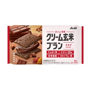 Japan ASAHI  Coco Black Rice Sandwich Biscuits 72g