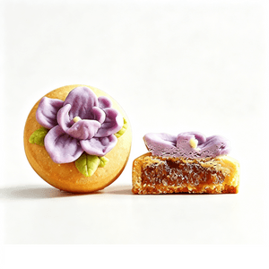 菓然匠子 花蓉酥月饼【奶白茉莉】土凤梨味 50g新中式手工糕点