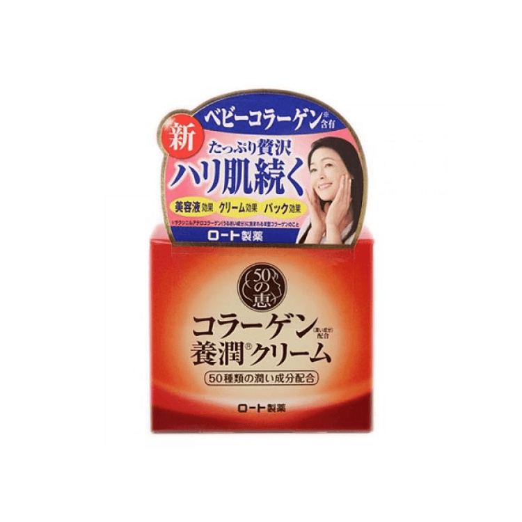 日本直送】ロート製薬 コラーゲン保湿フェイスクリーム 90g (日本