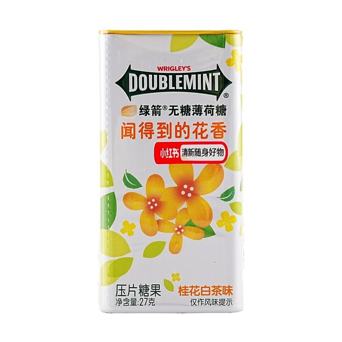 Sugar Free Floral Mints ,Osmanthus White Tea Flavor, 0.95 oz