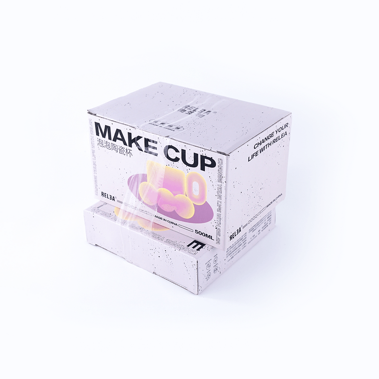 ぽっちゃりファットラウンドハンドルクラウドセラミックコーヒーティーマグセットソーサー付きイエロー500ml 4