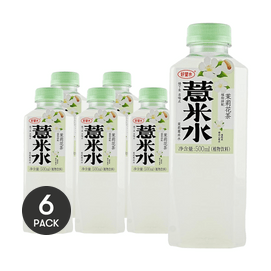 Jasmine Barley Tea,0 Sugar 0 Fat Low Calories, 16.91 fl oz *6【6 Packs】