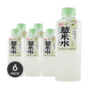 재스민 보리차, 설탕 0%, 지방 0%, 저칼로리, 16.91 fl oz *6【6팩】
