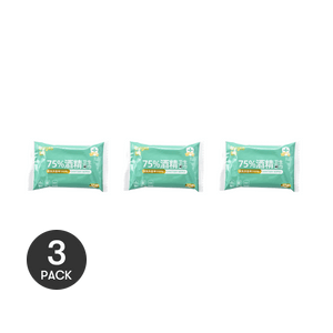75%アルコールウェットティッシュ 携帯用小パック 10枚