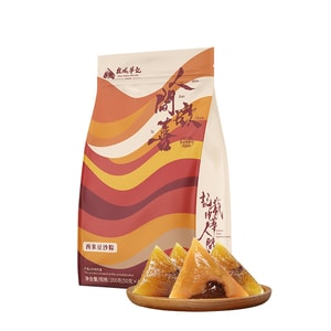 【中国直邮】 桂城华记 西米豆沙粽 200g(50g*4只) 地道广式端午甜粽 软糯拉丝传统风味真空包装