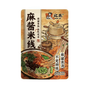 【台湾直邮】 宛禾 麻酱米线速食泡面河南过桥米线243g*1袋
