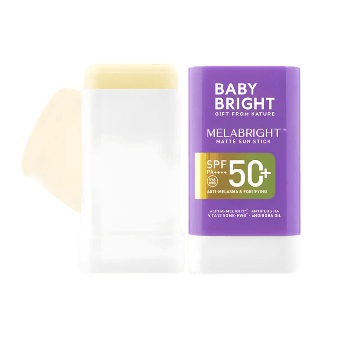 Melabright™ Matte Sun Stick, SPF50+ / PA++++, 0.81 oz. - Tone-Evening & Barrier Fortifying | Soothing Hydration