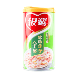 Eight Treasures Porridge with Lotus Seeds - Low Sugar, Ready-to-Eat, 12.69oz
