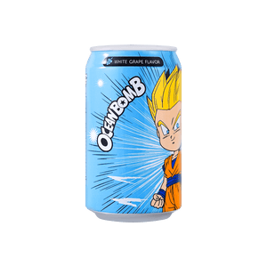 Dragon Ball Sparkling Water - White Grape Flavor, 11.15fl oz