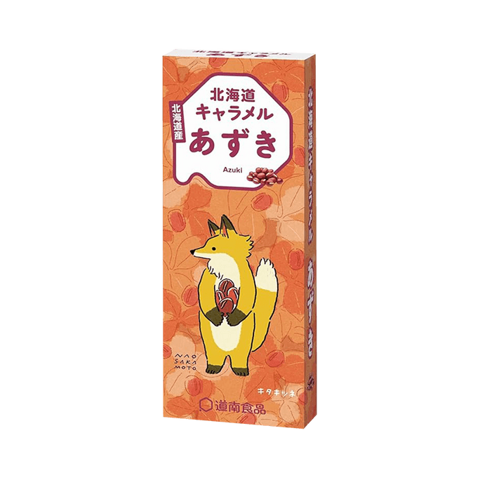 道南食品 北海道動物插畫奶糖 紅豆口味 18 100g
